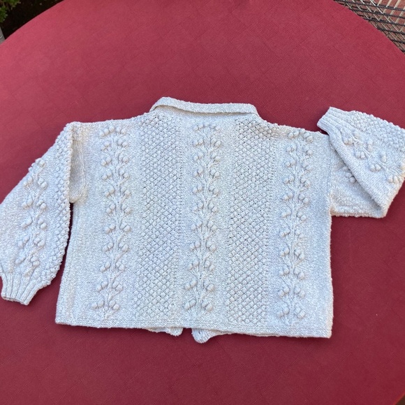 Deidre McGuire Cream Cardigan - Cotton/Linen Size M (approx) - Picture 9 of 13